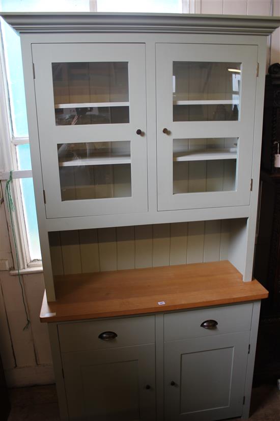 Painted back kitchen cabinet(-)